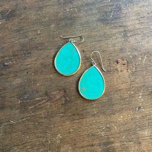 Anthropologie turquoise earrings